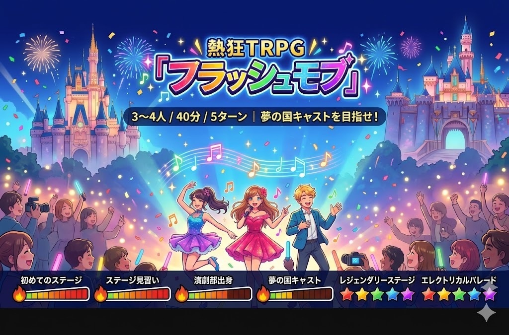 熱狂TRPG:フラッシュモブ~40分の熱狂ステージ~