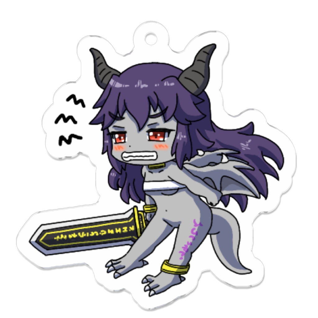 まもけん2 ガーゴイルちゃんアクリルキーホルダー