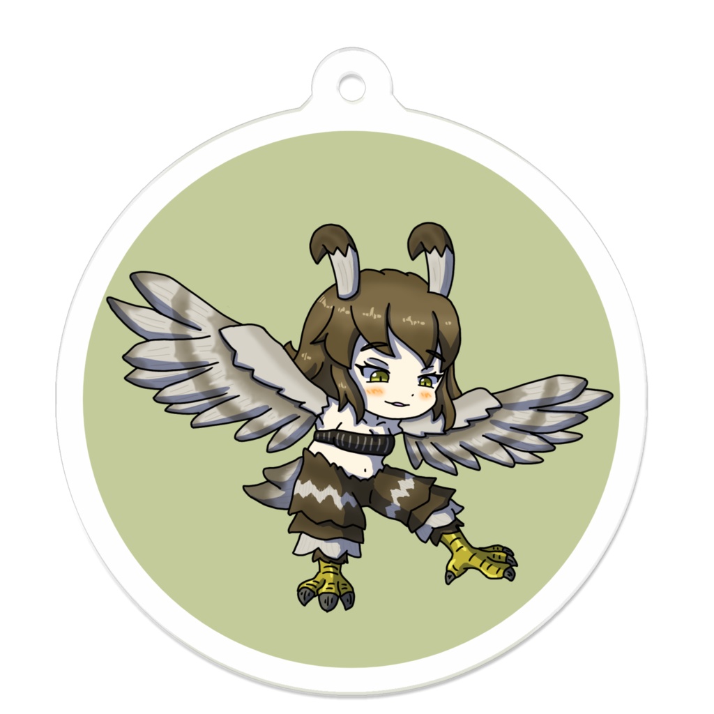 まもけん2 フクロウさんアクリルキーホルダー