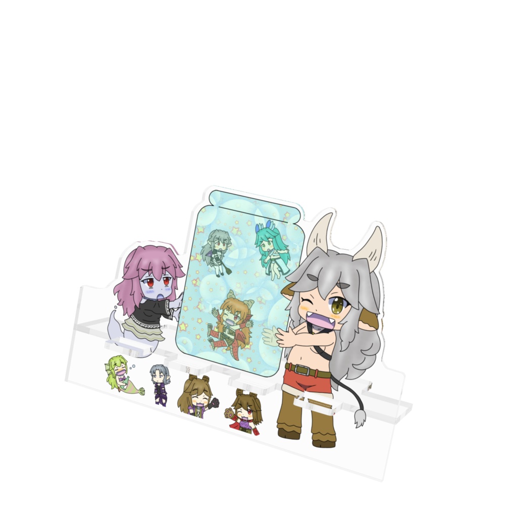 まもけん　スマホスタンド