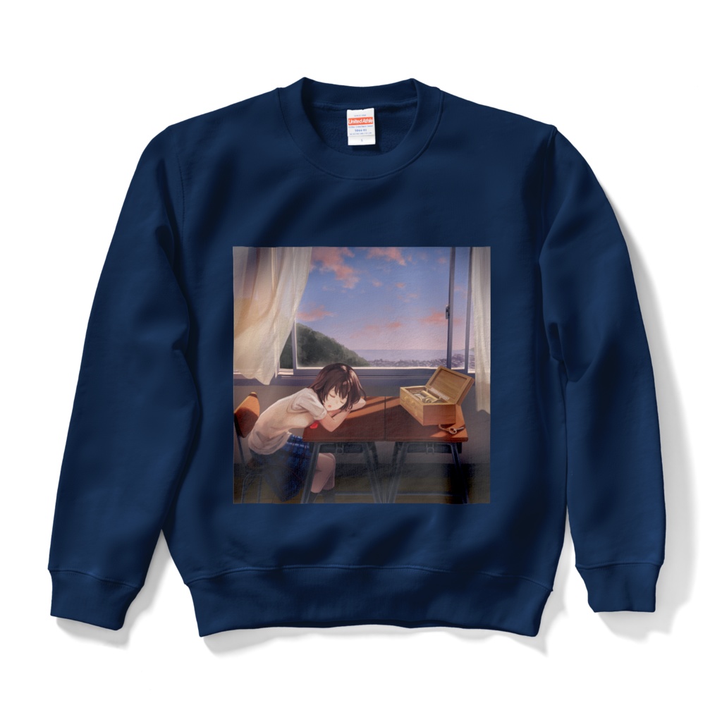 オルゴールの記憶・スウェット - ネイビー