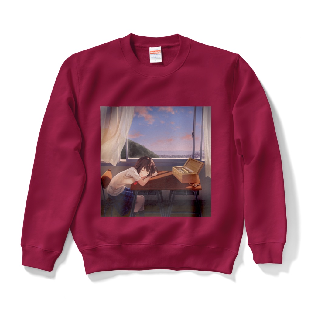 オルゴールの記憶・スウェット - バーガンディ