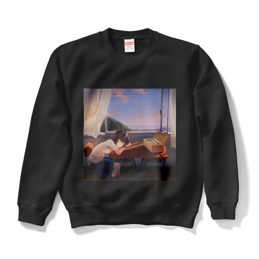 オルゴールの記憶・スウェット - ブラック