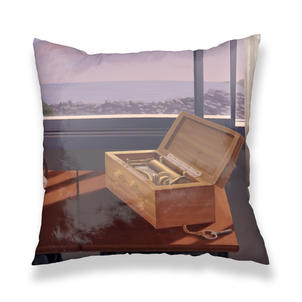 オルゴールの記憶・クッションカバー