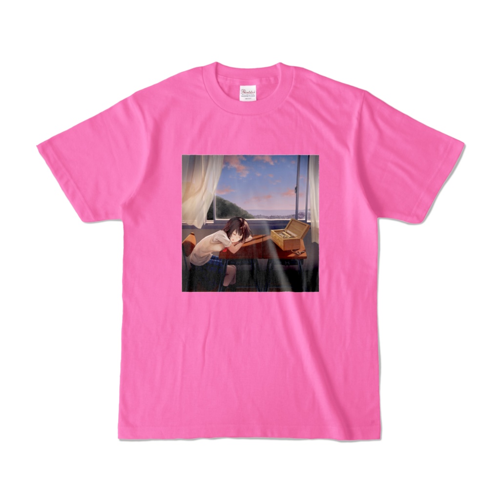 オルゴールの記憶・カラーTシャツ - ピンク