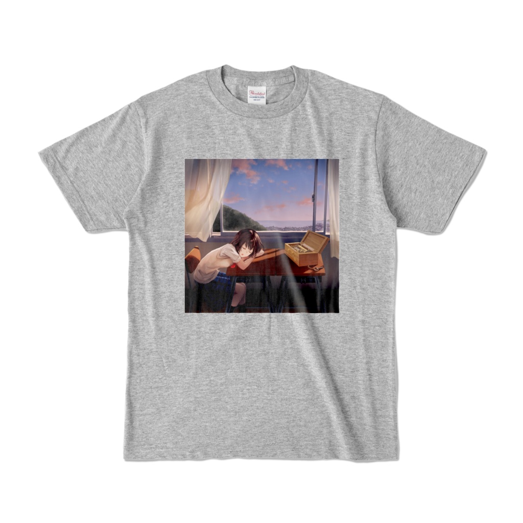 オルゴールの記憶・カラーTシャツ - 杢グレー