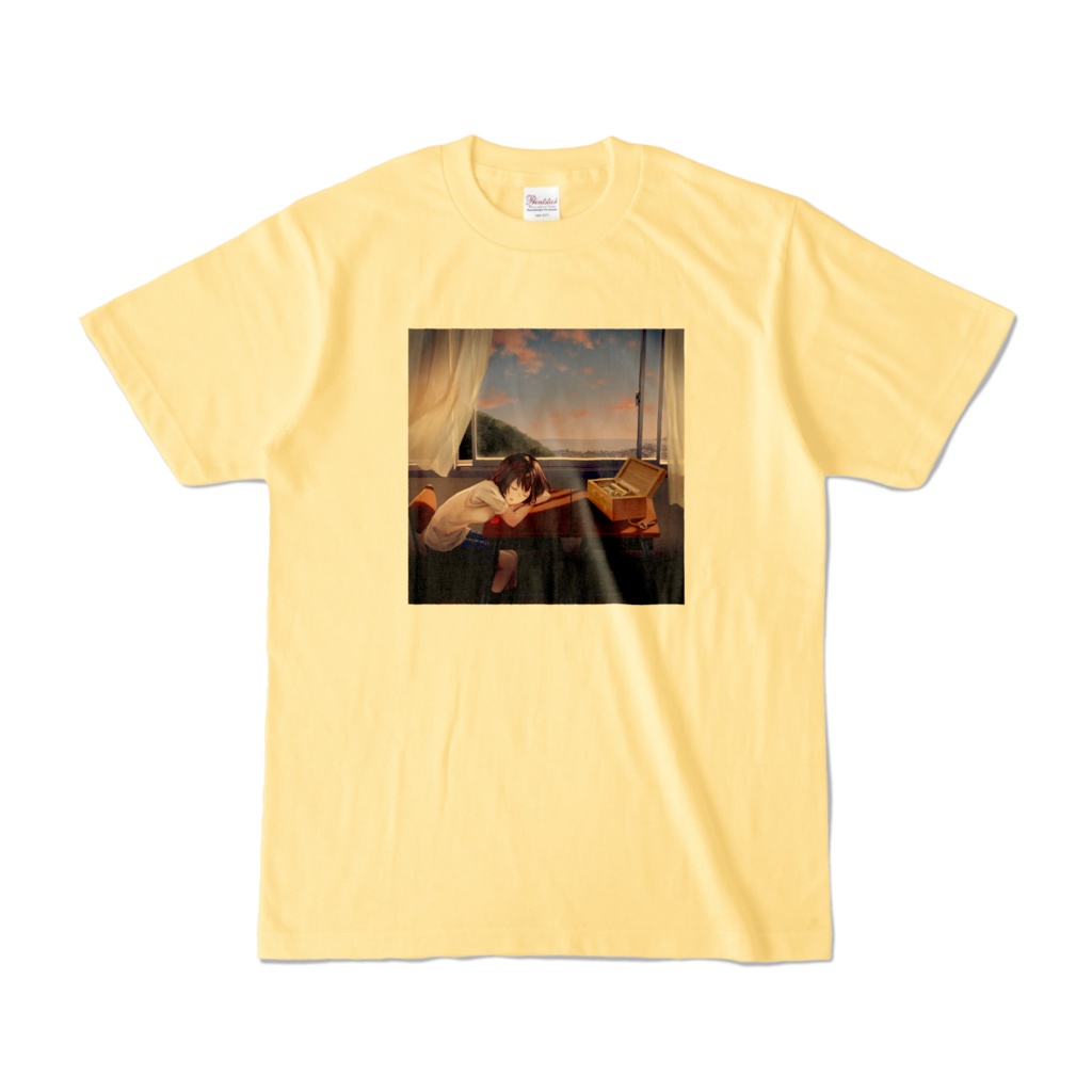 オルゴールの記憶・カラーTシャツ - ライトイエロー