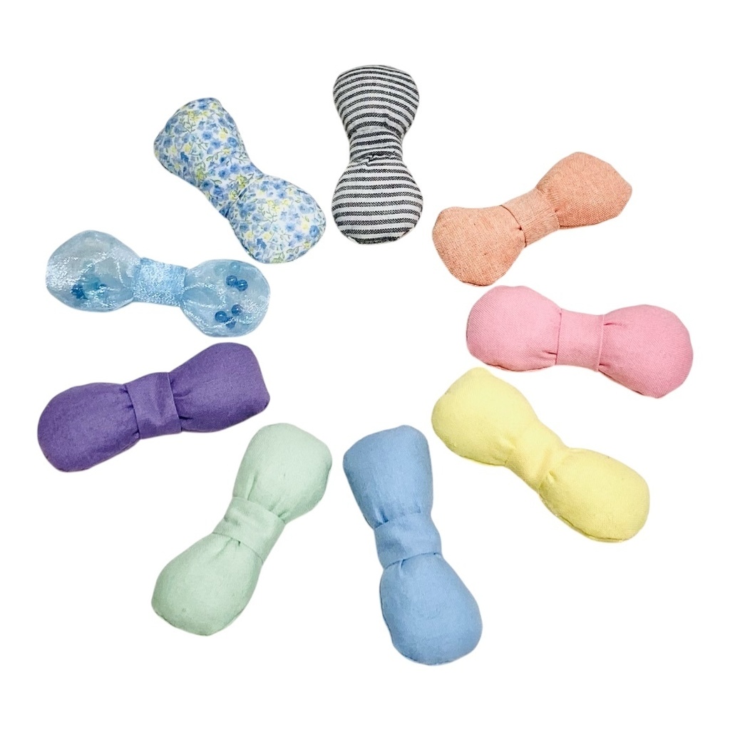 ぬいクマ用リボン【両耳ゴムタイプ】