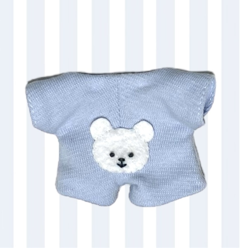 ベビーくまロンパース 3点セット