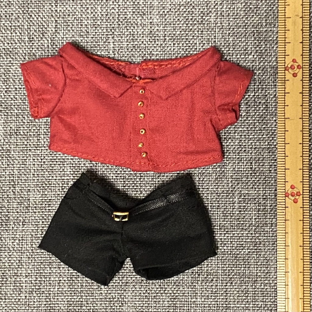 シャツ&パンツセット(13cmぬいサイズ)