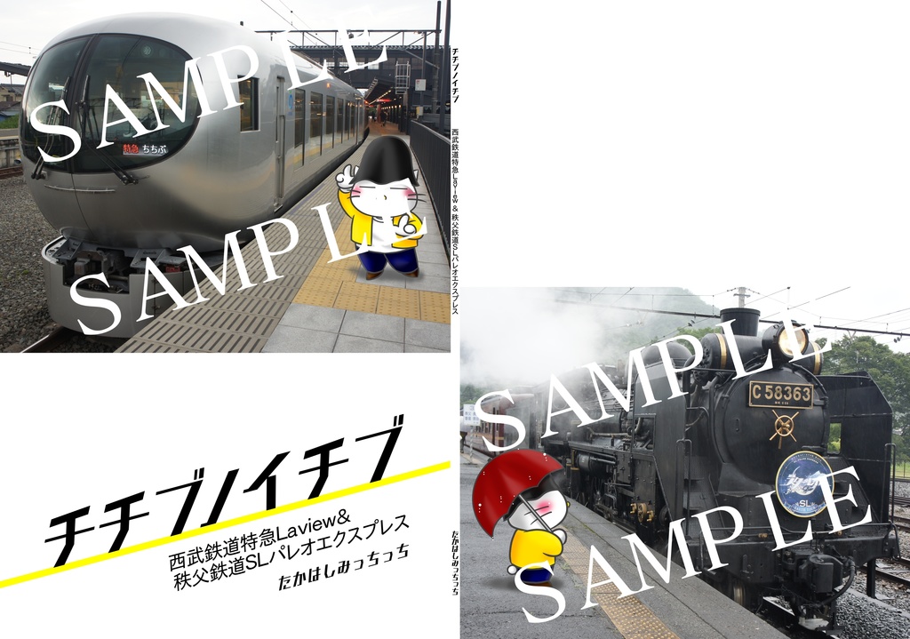 チチブノイチブ　西武鉄道特急Ｌａｖｉｅｗ＆秩父鉄道ＳＬパレオエクスプレス
