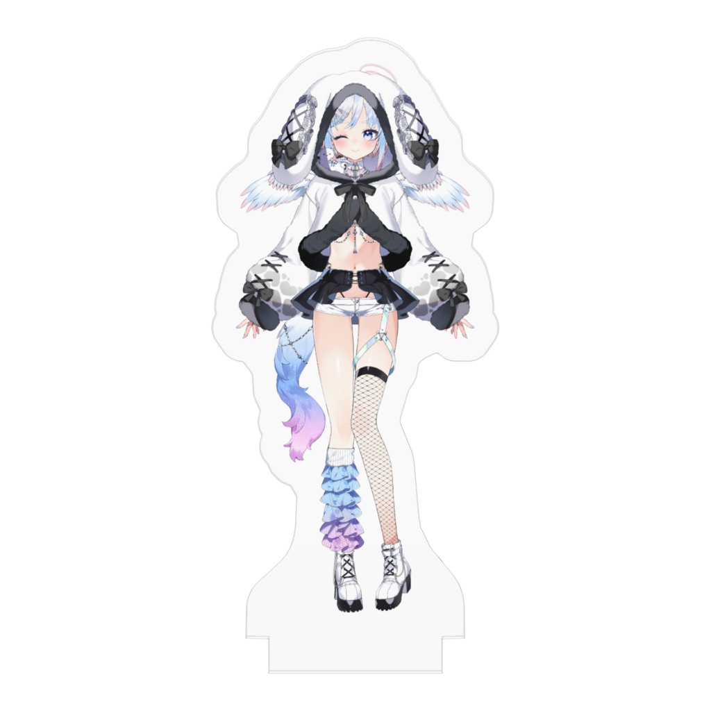 アクリルフィギュア(NEWショート_うさ耳フーディー)