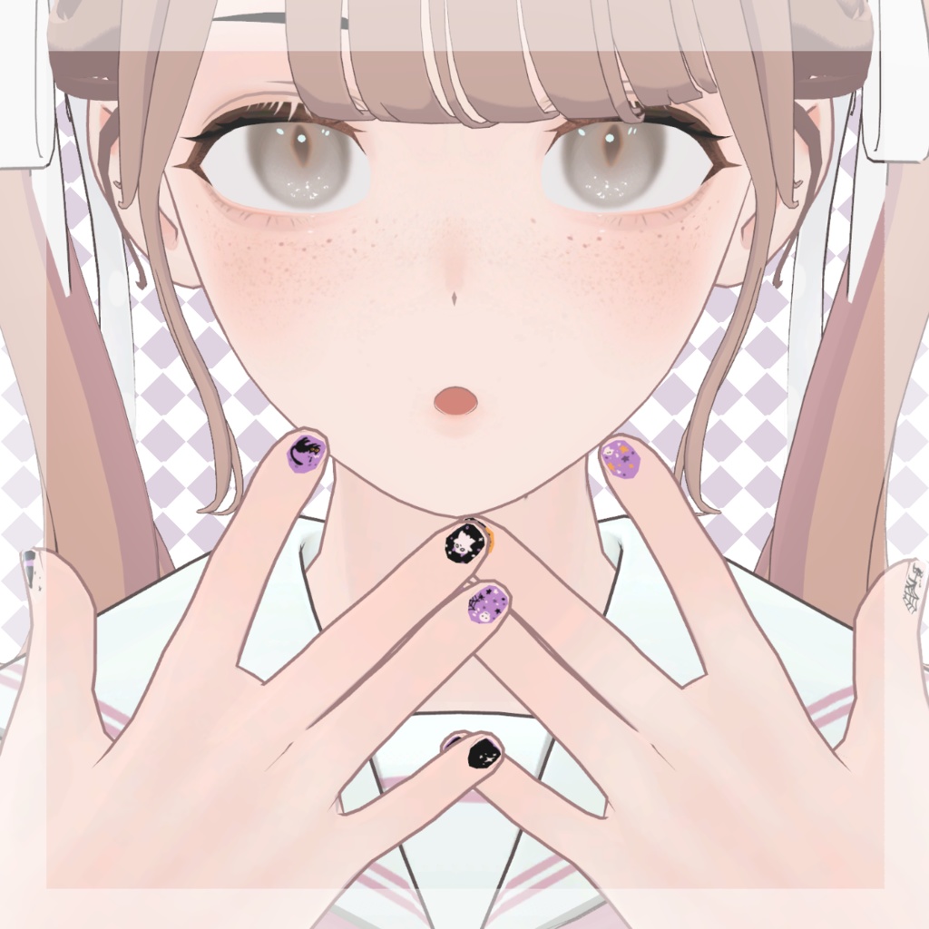 【Free】Halloween nails texture ⯎