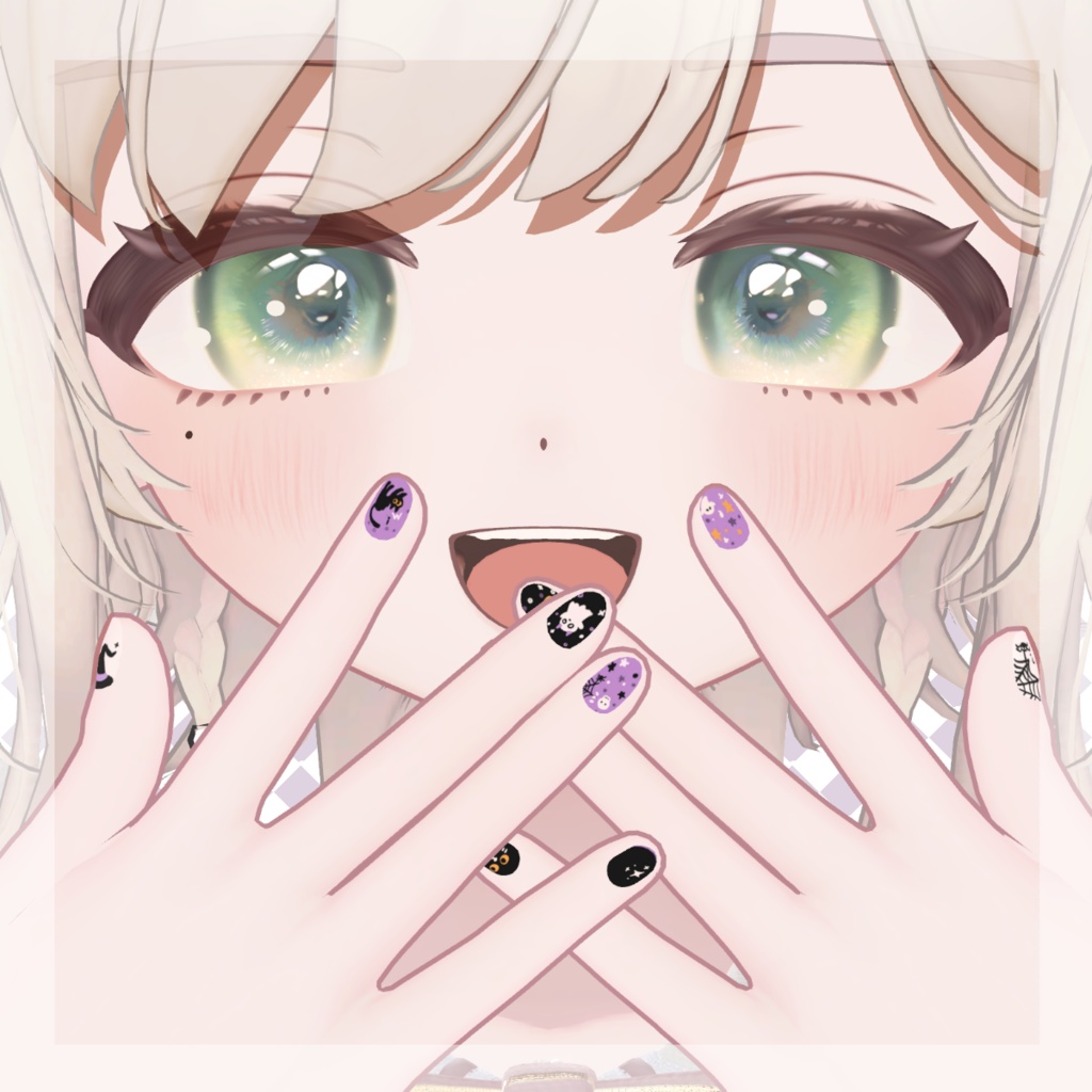 【Free】Halloween nails texture ⯎