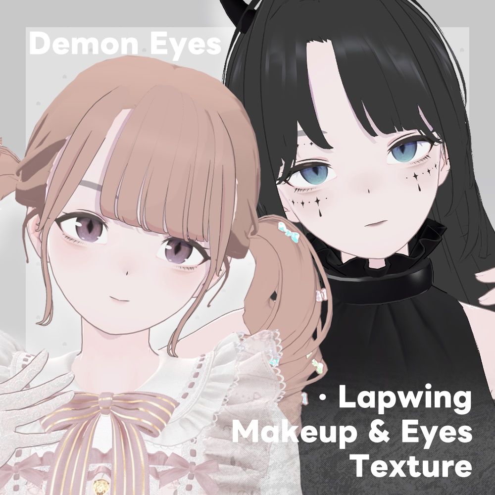 【Lapwing】Makeup & Eyes Texture | ハロウィンメイク