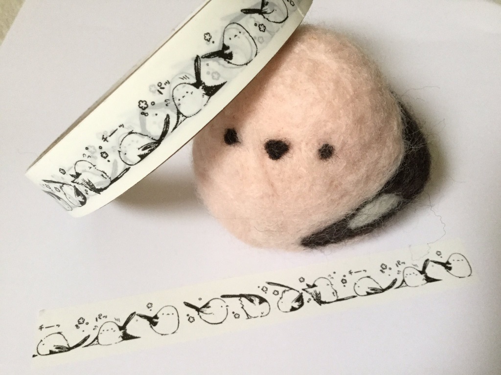 【完売】ころころシマエナガさんテープ