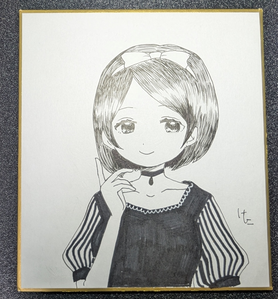 白雪姫　色紙原画