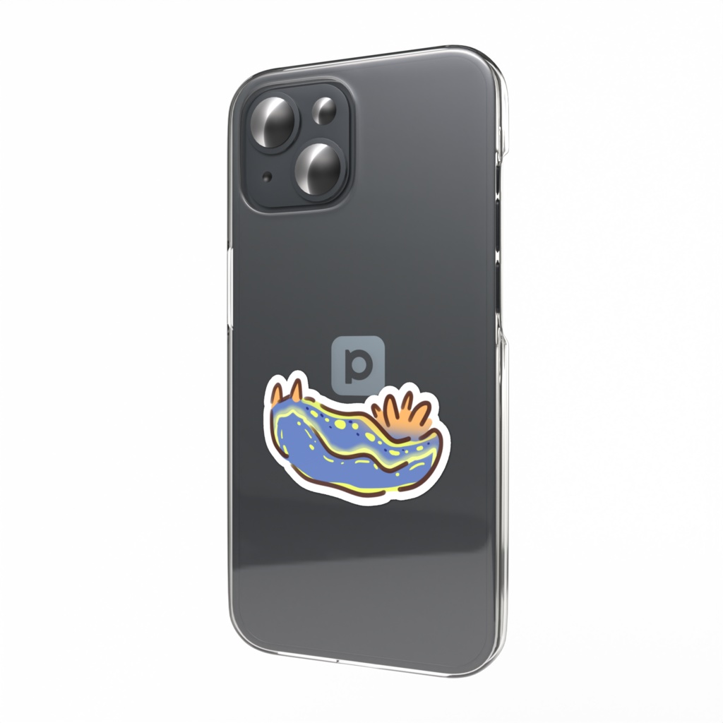 アオウミウシ(ステッカー)