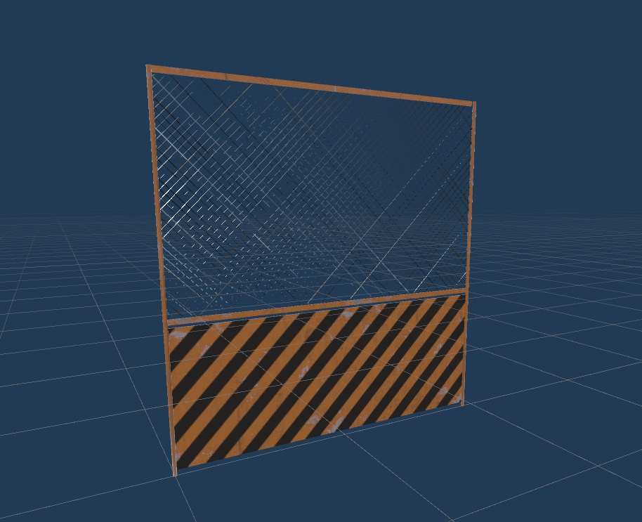 工事用フェンス 3Dモデル
