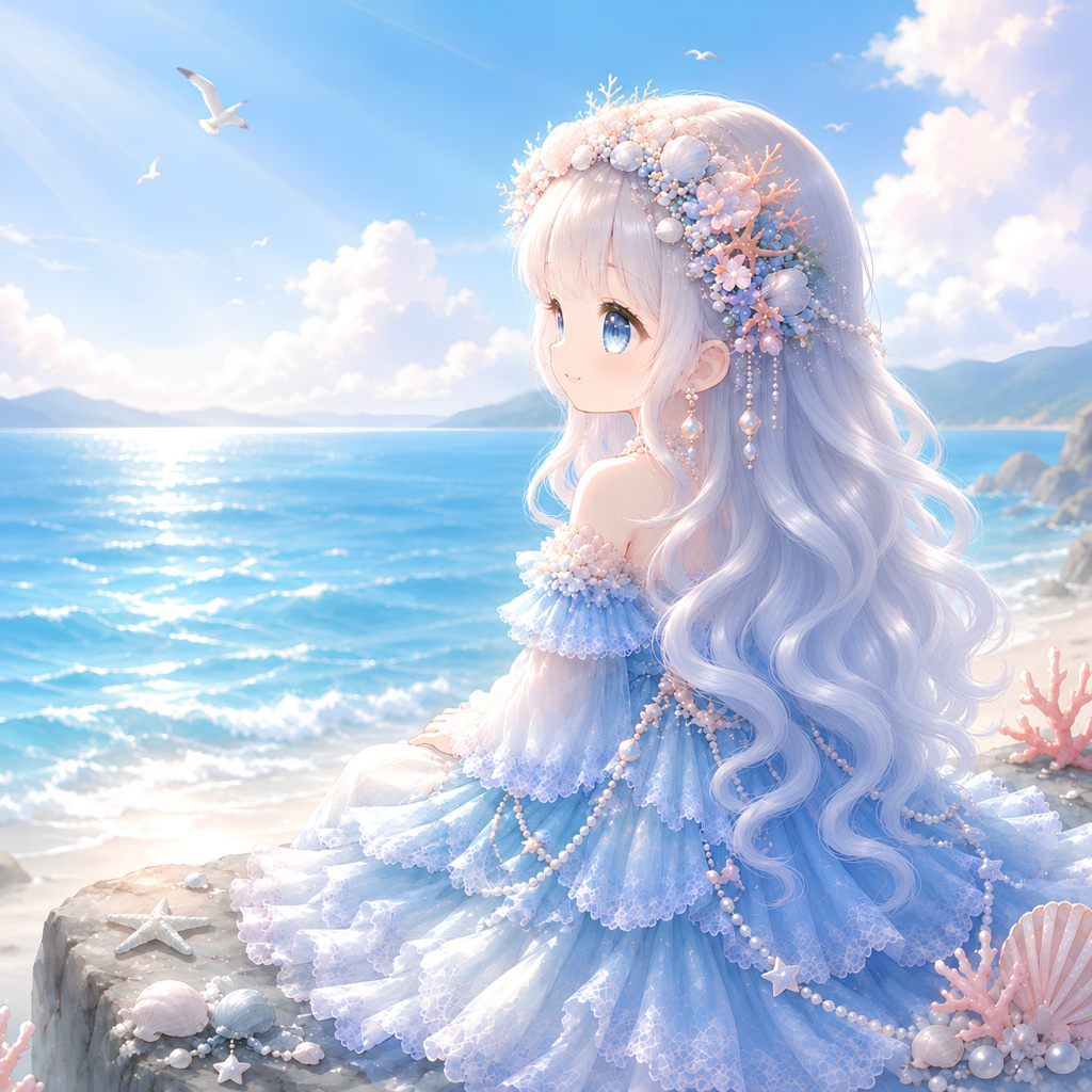 海姫|デジタルアート 2作品セット|PNG