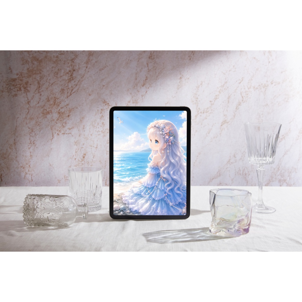 海姫|デジタルアート 2作品セット|PNG