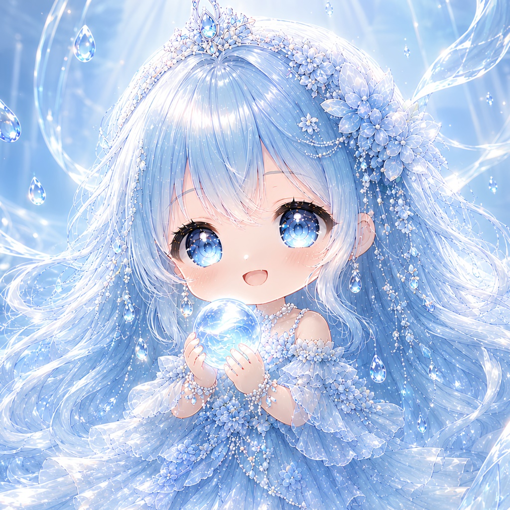 海姫・人魚姫・水姫 3作品セット|3つの水の世界|デジタルアート