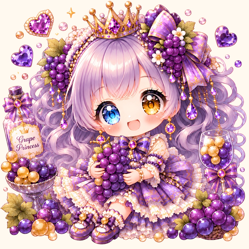 ぶどう姫｜デジタルアート