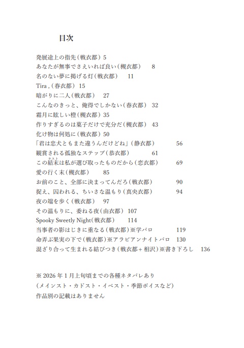代理受け再録集02 変わりゆく、魔法のように