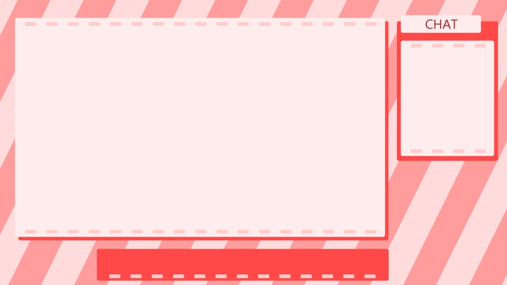 配信画面/Vtuber.配信者向け/3色