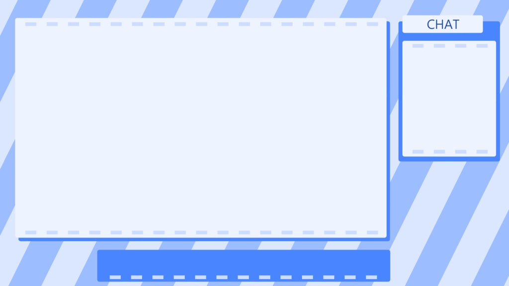 配信画面/Vtuber.配信者向け/3色