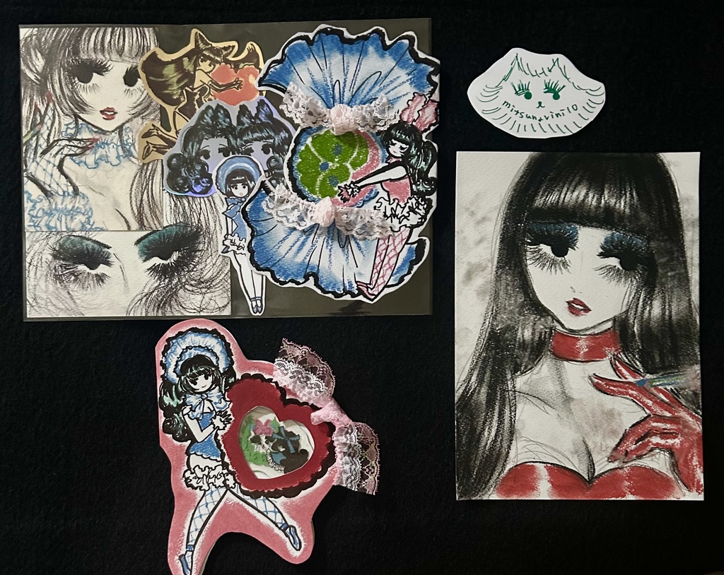 ◯B5サイズ原画&手作りグッズガチャ◯