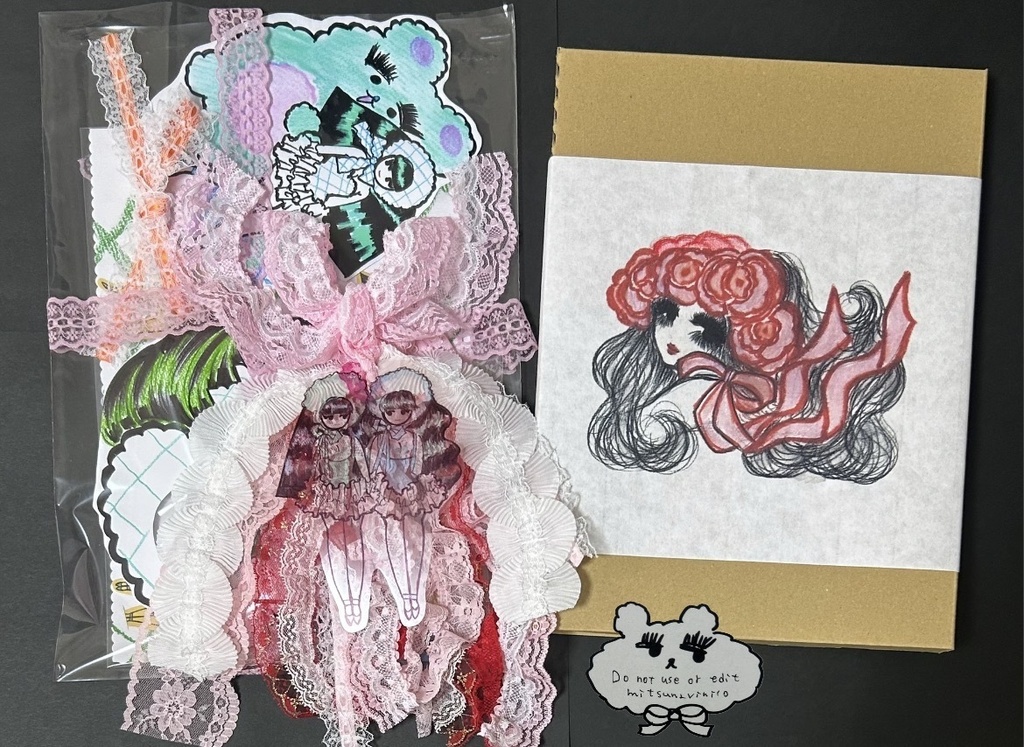 ◉A原画&手作りグッズセット◉