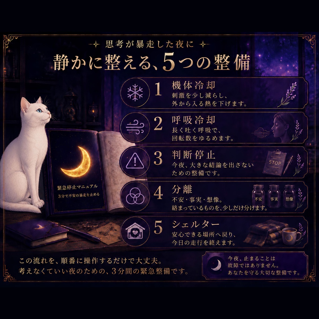 緊急停止マニュアル　3分セルフレスキュー