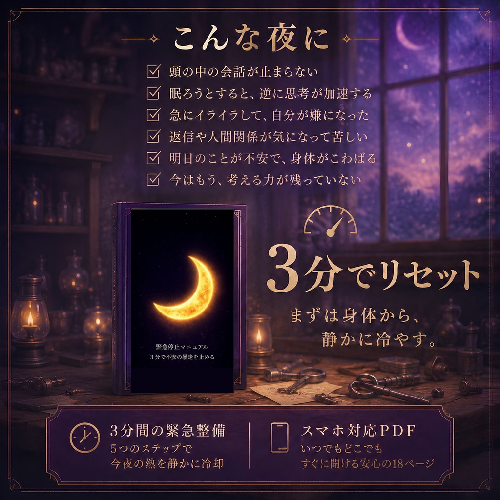 緊急停止マニュアル 3分セルフレスキュー