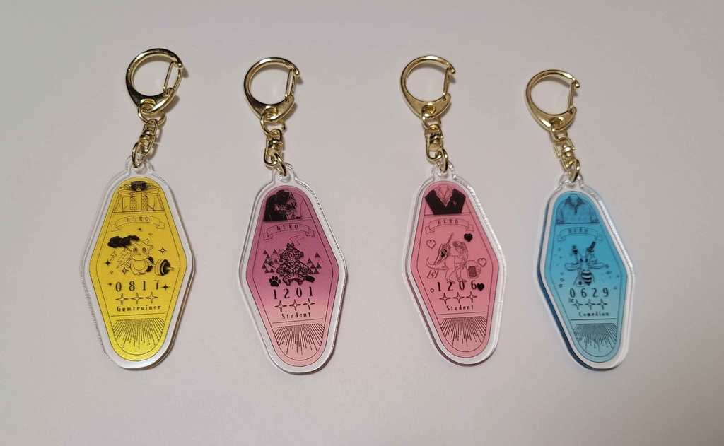 【非公式】モーテルキー風アクリルキー