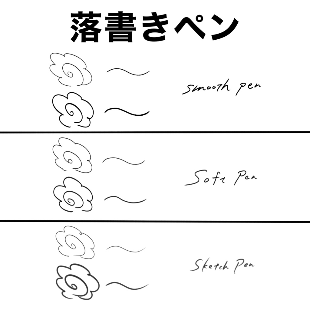 ice Illustration Pen Set Vol.1 (Procreate5.4以降推奨)