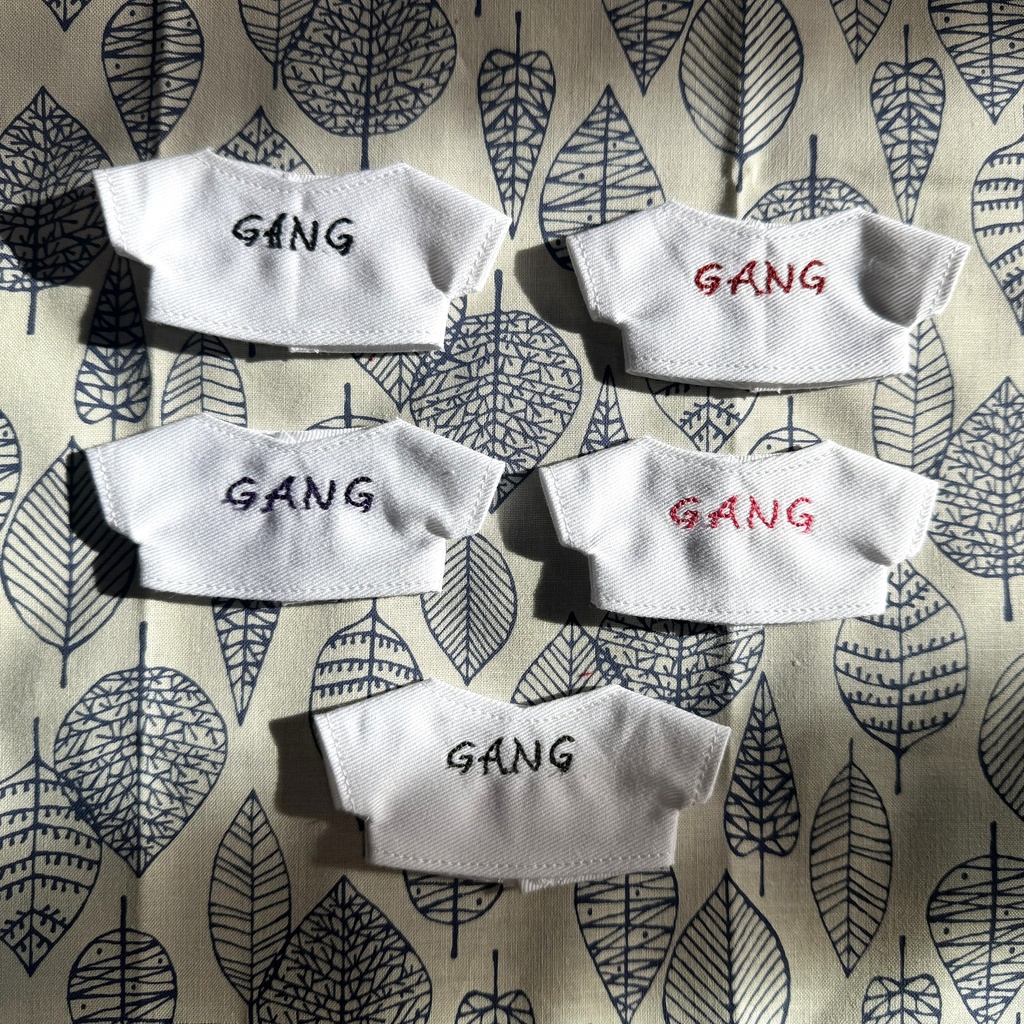 刺繍Tシャツ(GANG)