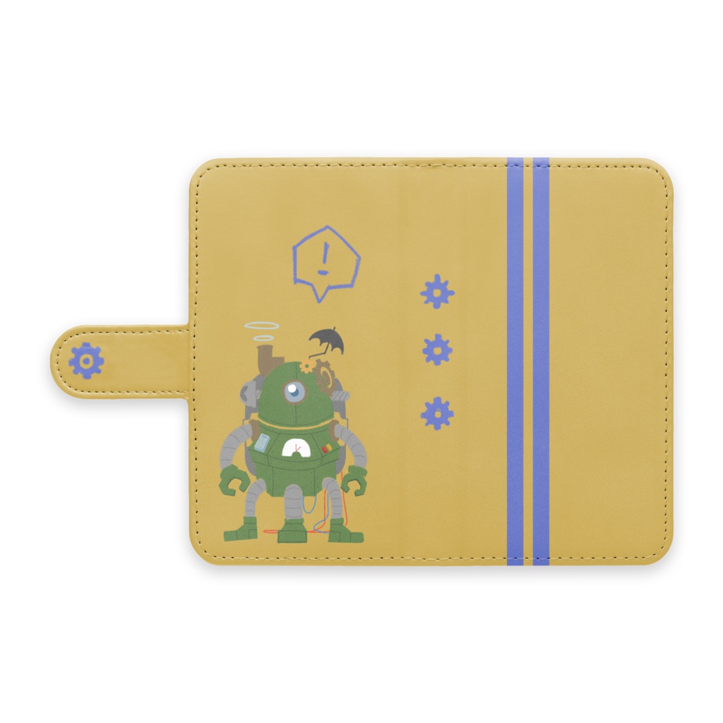 独りんぼロボ手帳型androidケース