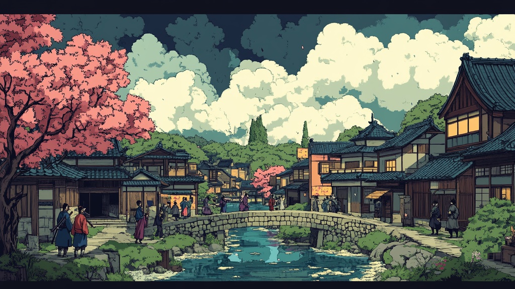 【背景素材】江戸の風景(ゲーム/TRPG背景素材/CoC/ココフォリア)