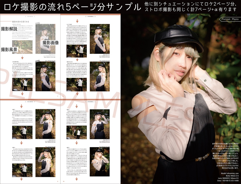 「出来るだけ簡単に覚える」カメラの使い方。④ 続 喜んでもらえるポートレートでステップアップ