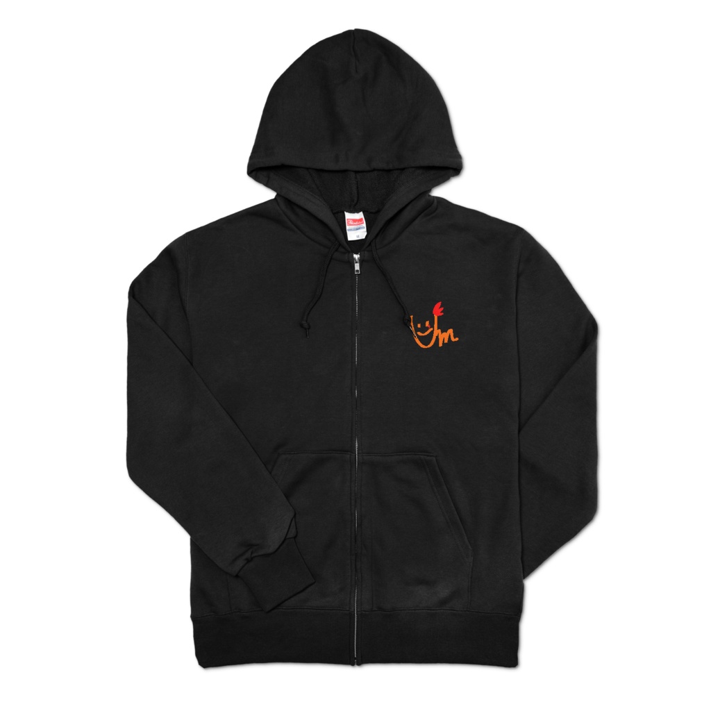 一二三みくりワンポイントパーカー