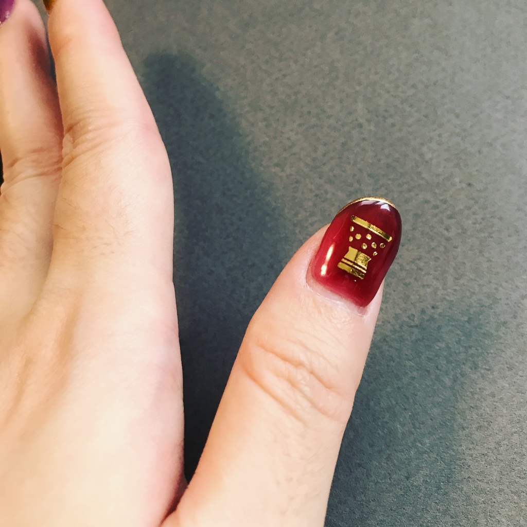 箔シール/酩酊女子柄(単品普通郵便発送)