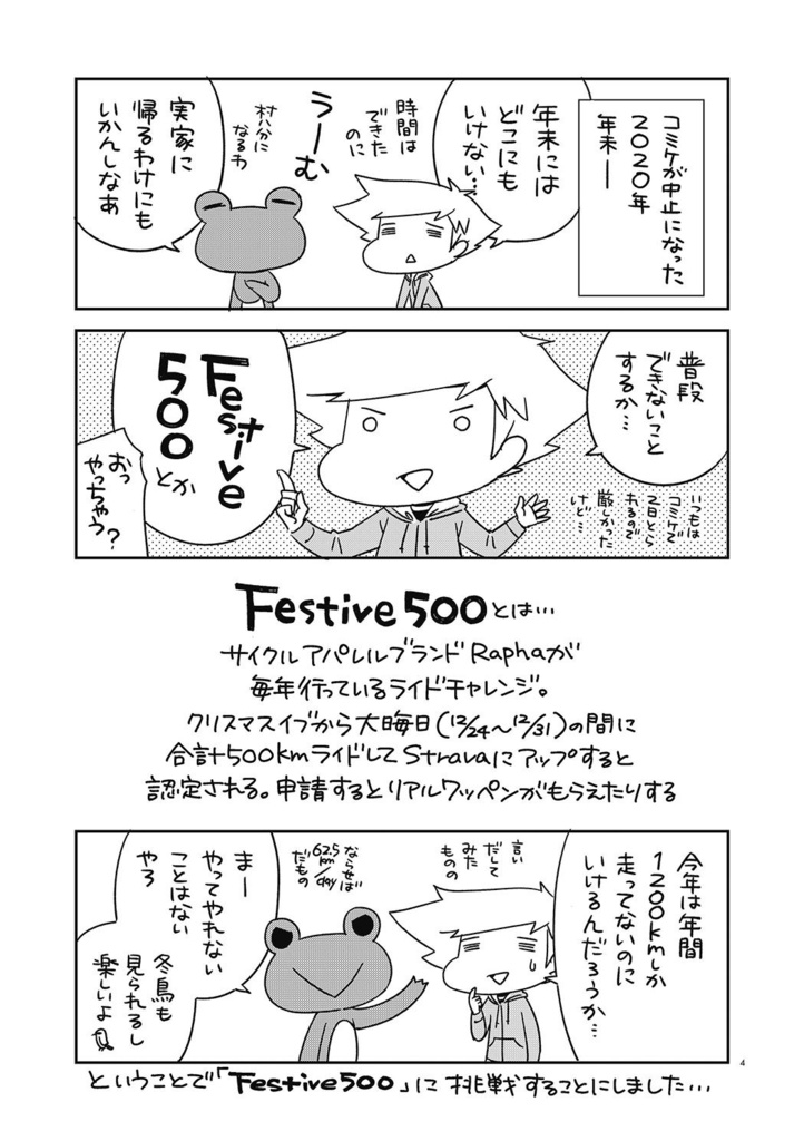 コミケがないのでFestive500やってみた