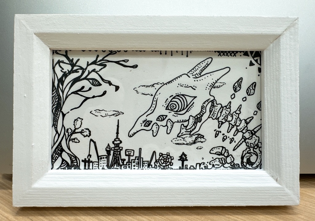 ミニ原画:景色