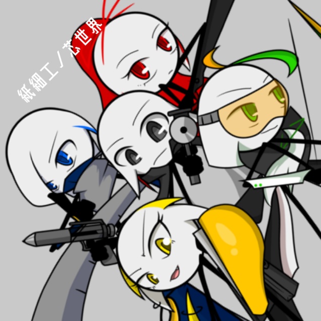 紙斬部隊 第二班 アクリルキーホルダー