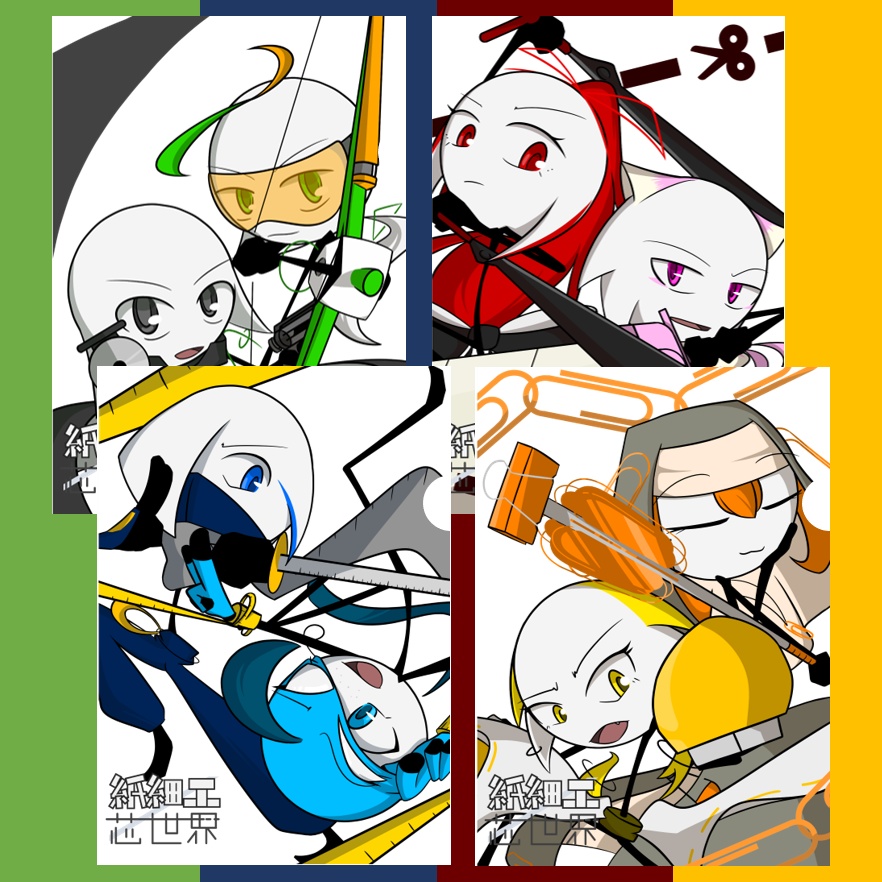 紙斬部隊　A4クリアファイル