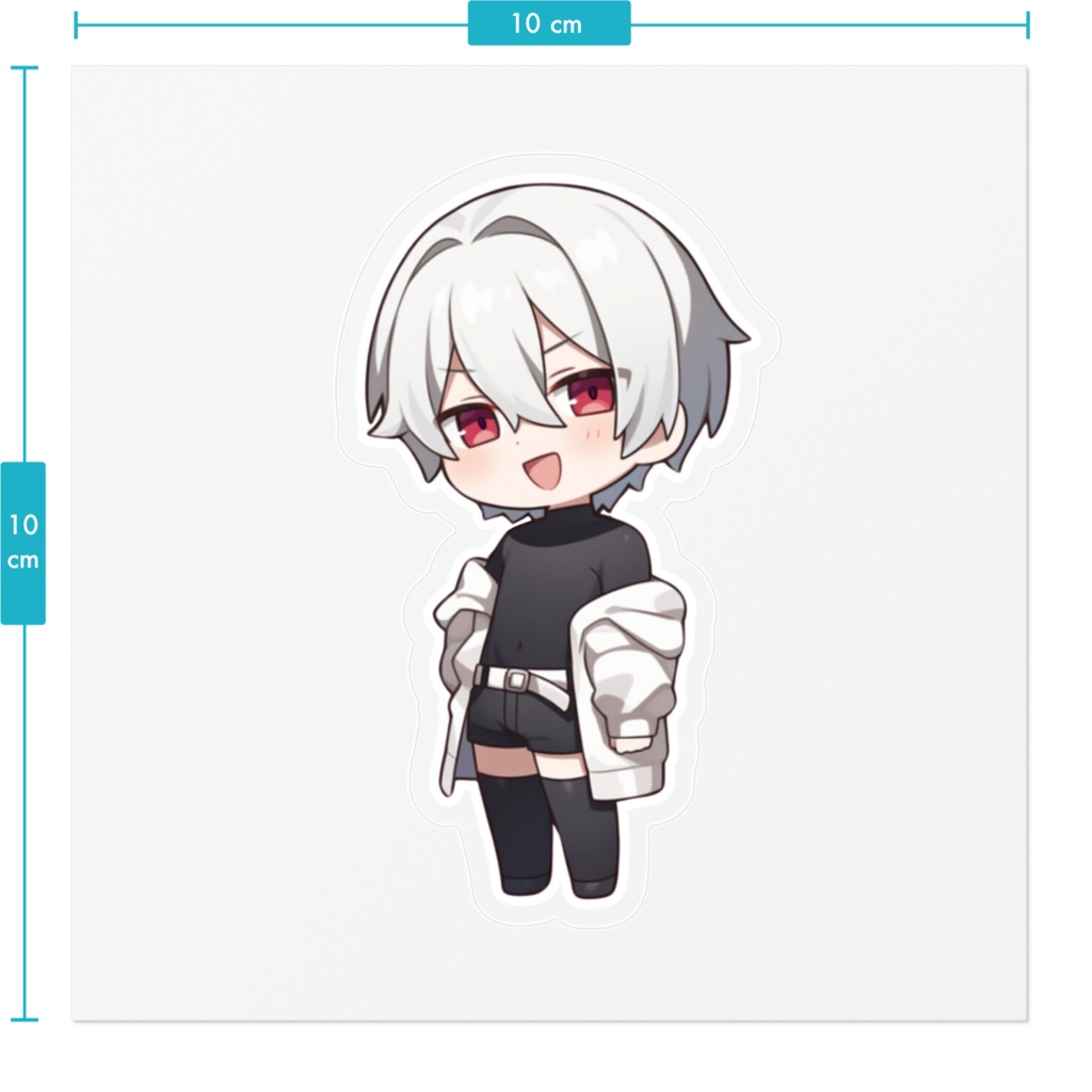 【受注生産】鳴瀬碧衣 ちびステッカー