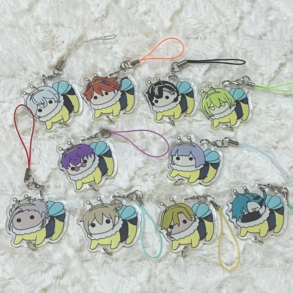 しけんかんはちアクリルキーホルダー