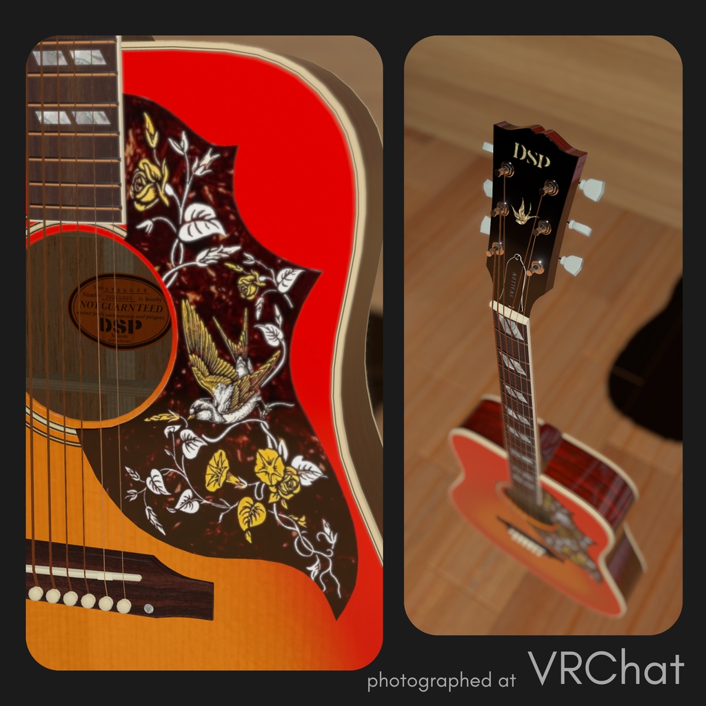 SWALLOW 3D Guitar Model