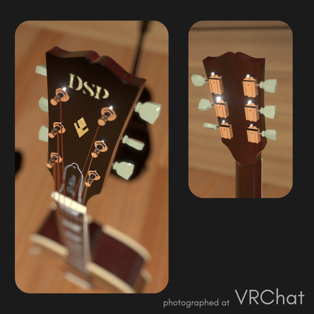 D-160ea righty&lefty 3D Guitar Model